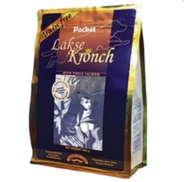 Kronch 76% Lachssnacks Taschen